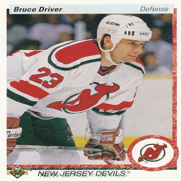 Bruce Driver New Jersey Devils NHL Hockey Card Collection - 8 Card Set - Picture 6 of 9
